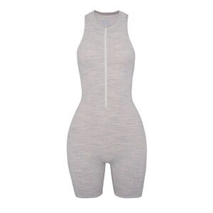 Davis Active Gray zip romper
